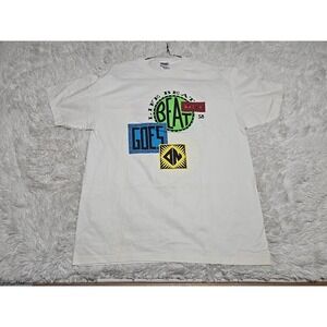 Vintage Life Beat Goes On 2 Fight Aids XL T-Shirt Dave Matthews Band Estefan 90s